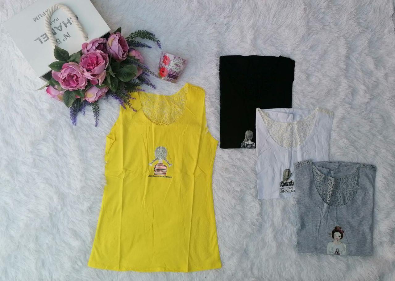 Интересная женская летняя майка с а ...