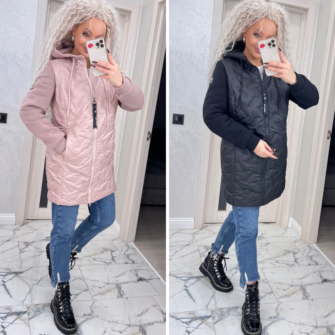 стильная удлиненная весенняя куртка женская Милый дом