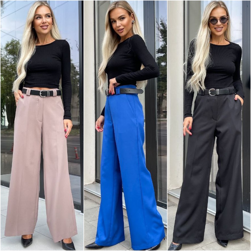 женские брюки палаццо, замшевые женские брюки  Милый дом