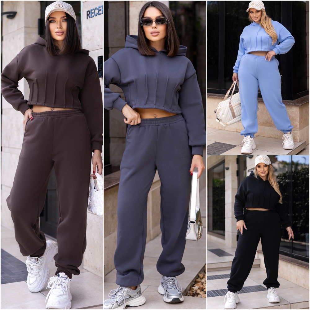 Модный женский спортивный костюм с  ...