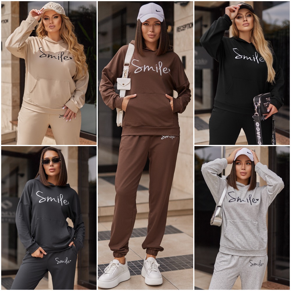 модный спортивный костюм с капюшоном Милый дом