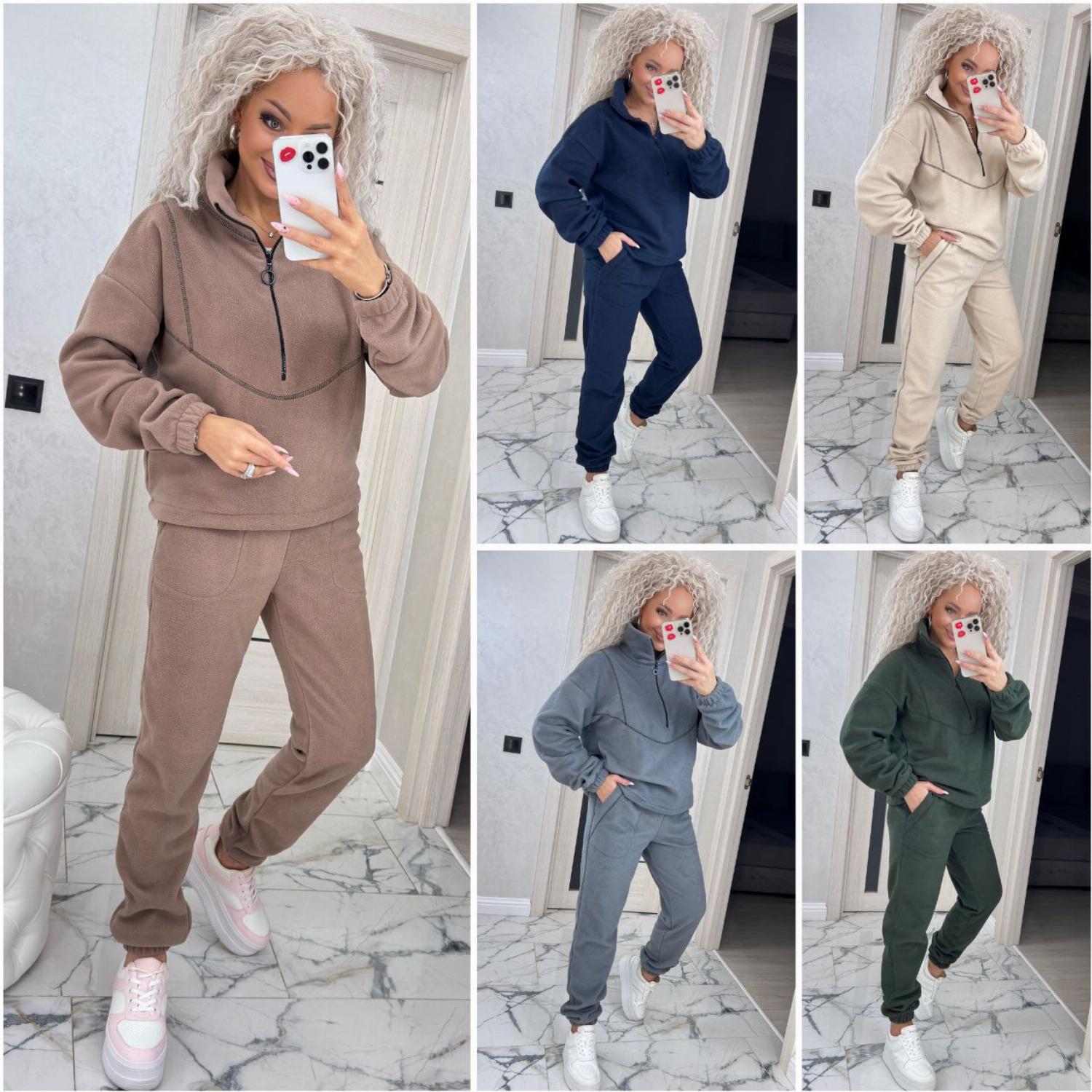 Модный стильный тёплый женский фли ...