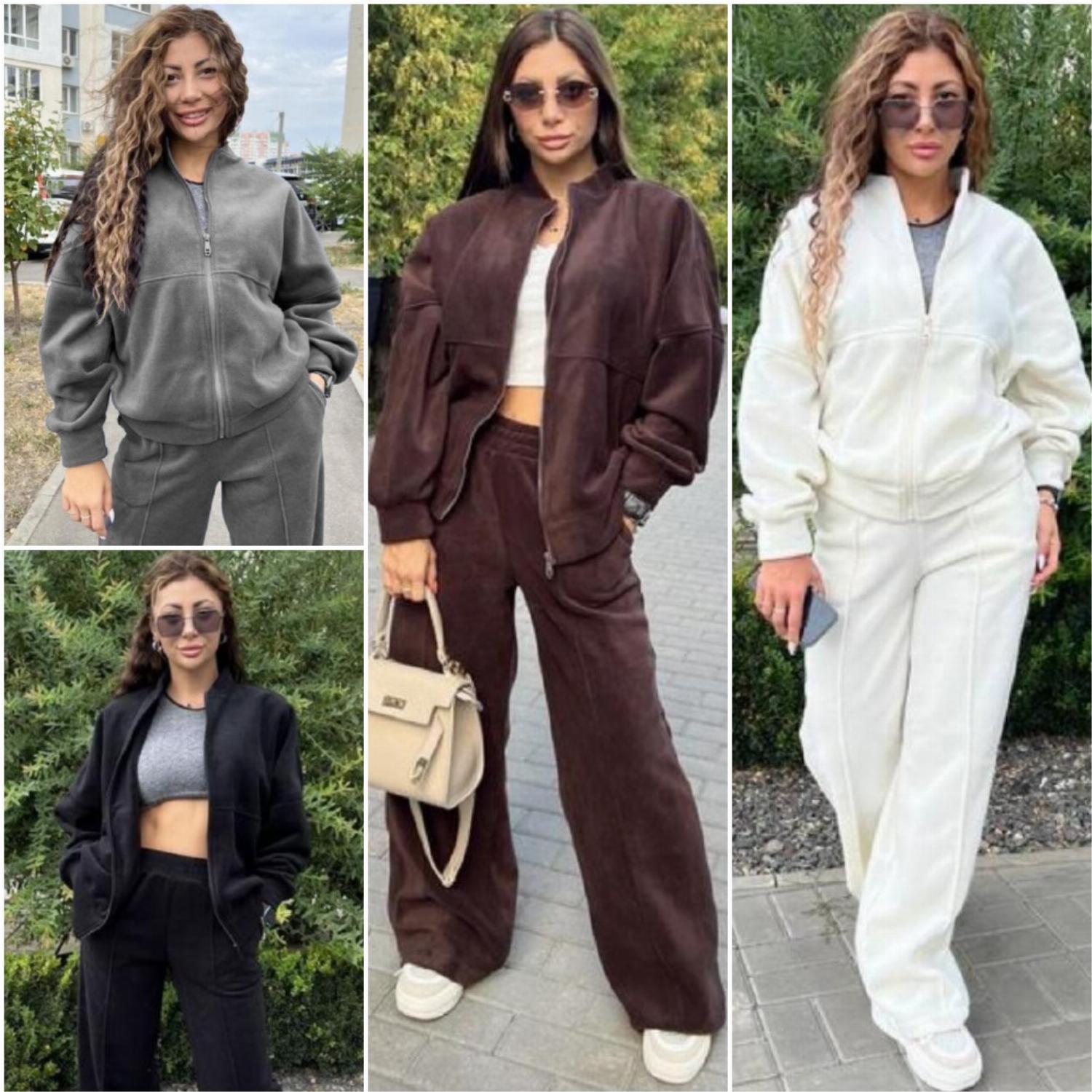 Стильный женский флисовый прогулочн ...