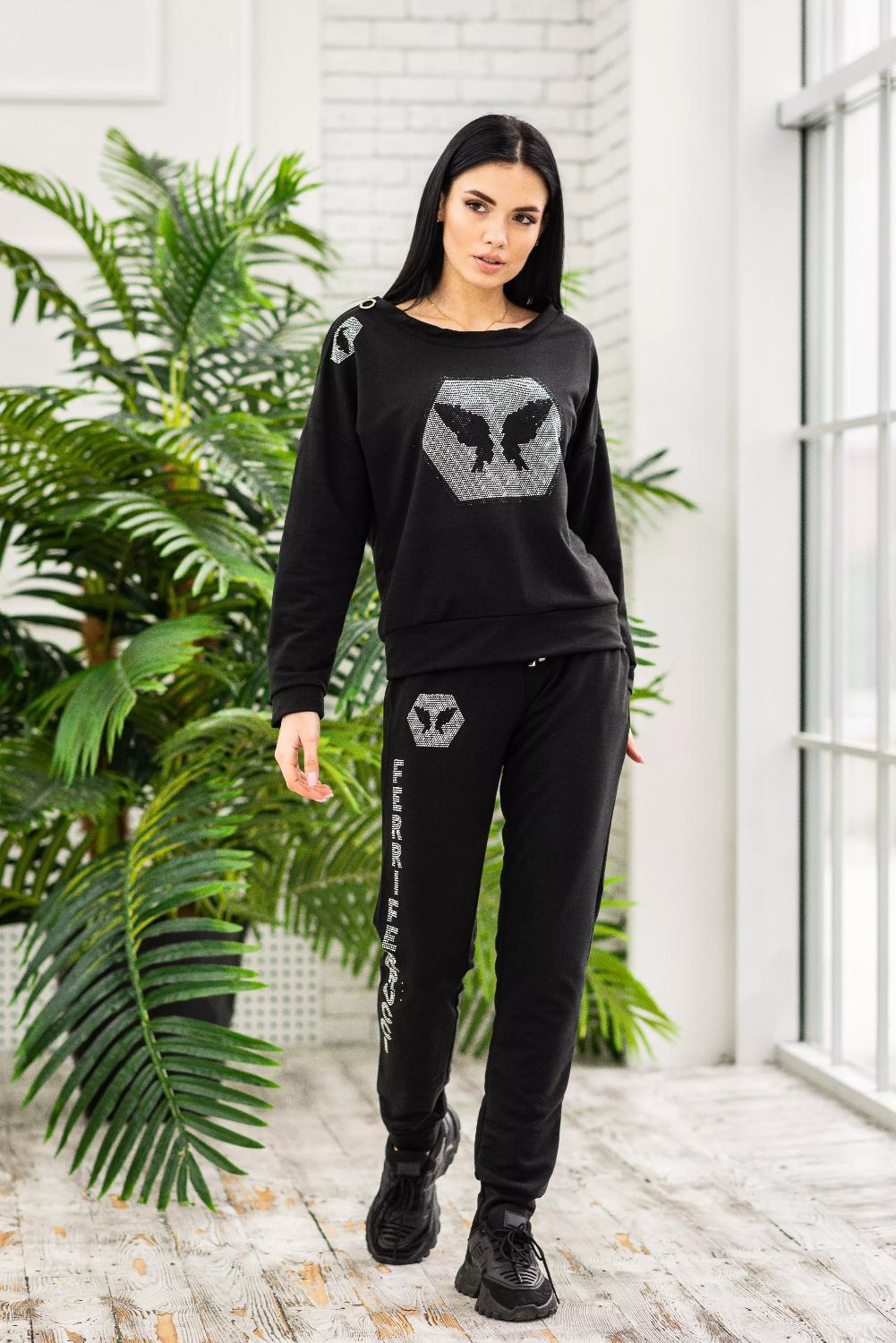 Теплый женский спортивный костюм со ...