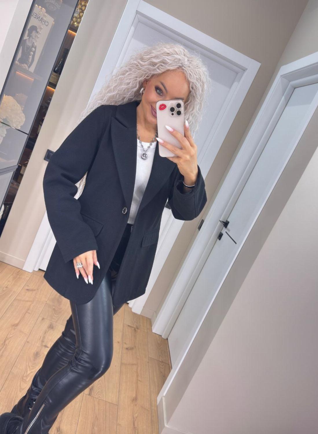 Стильний жіночий кашеміровий піджак-жакет 