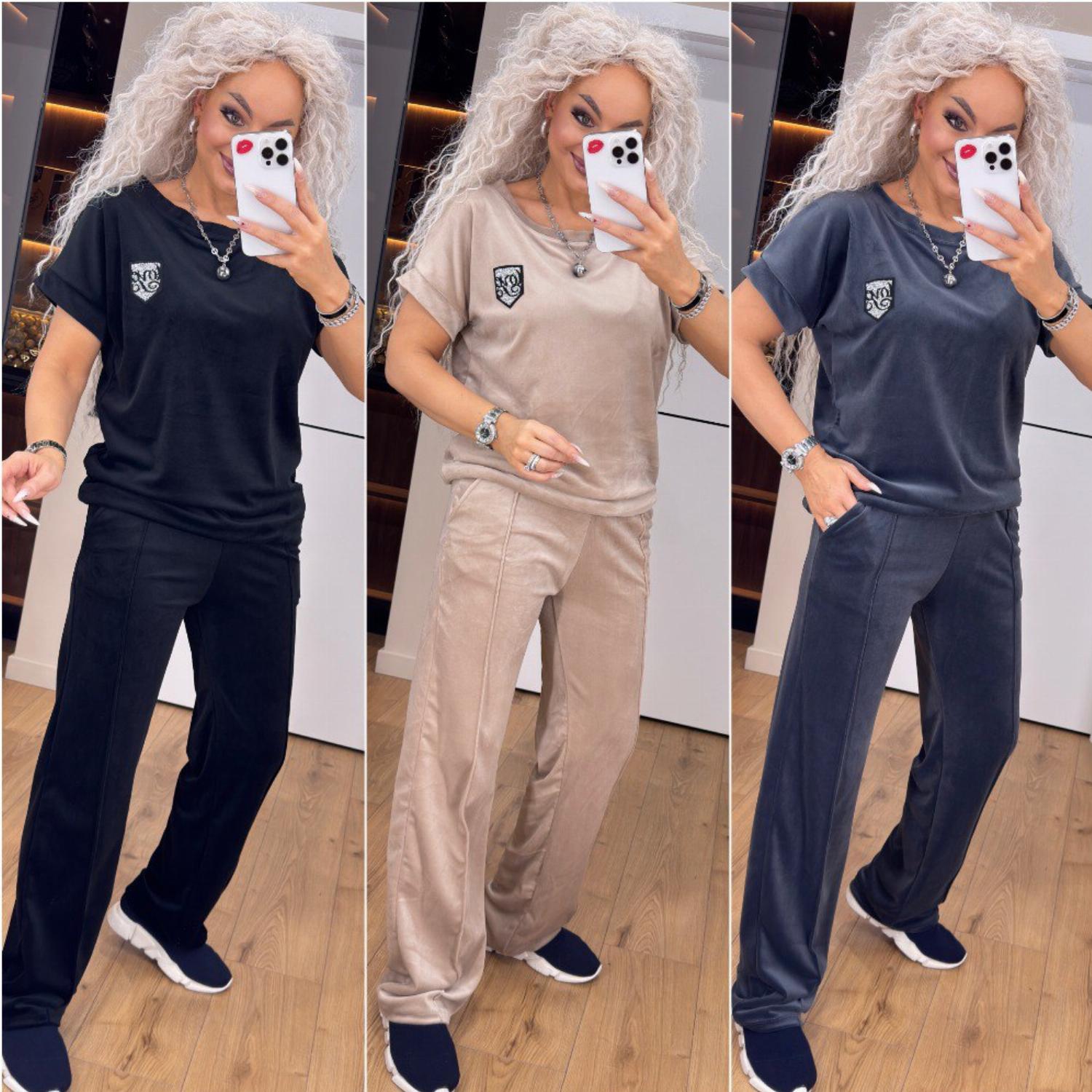 Стильный велюровый прогулочный женс ...