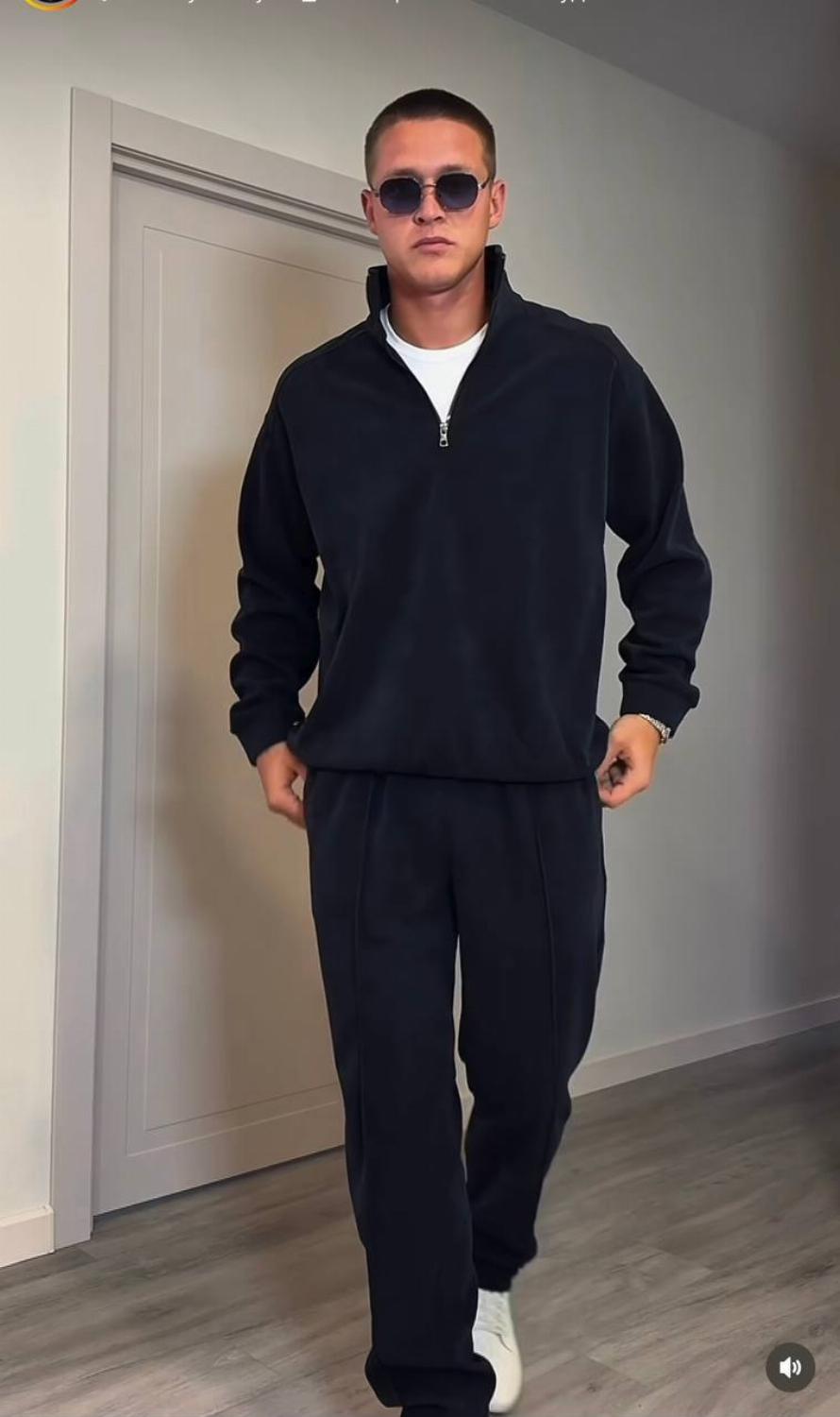 Стильний зручний вельветовий чоловічий спортивний  ...