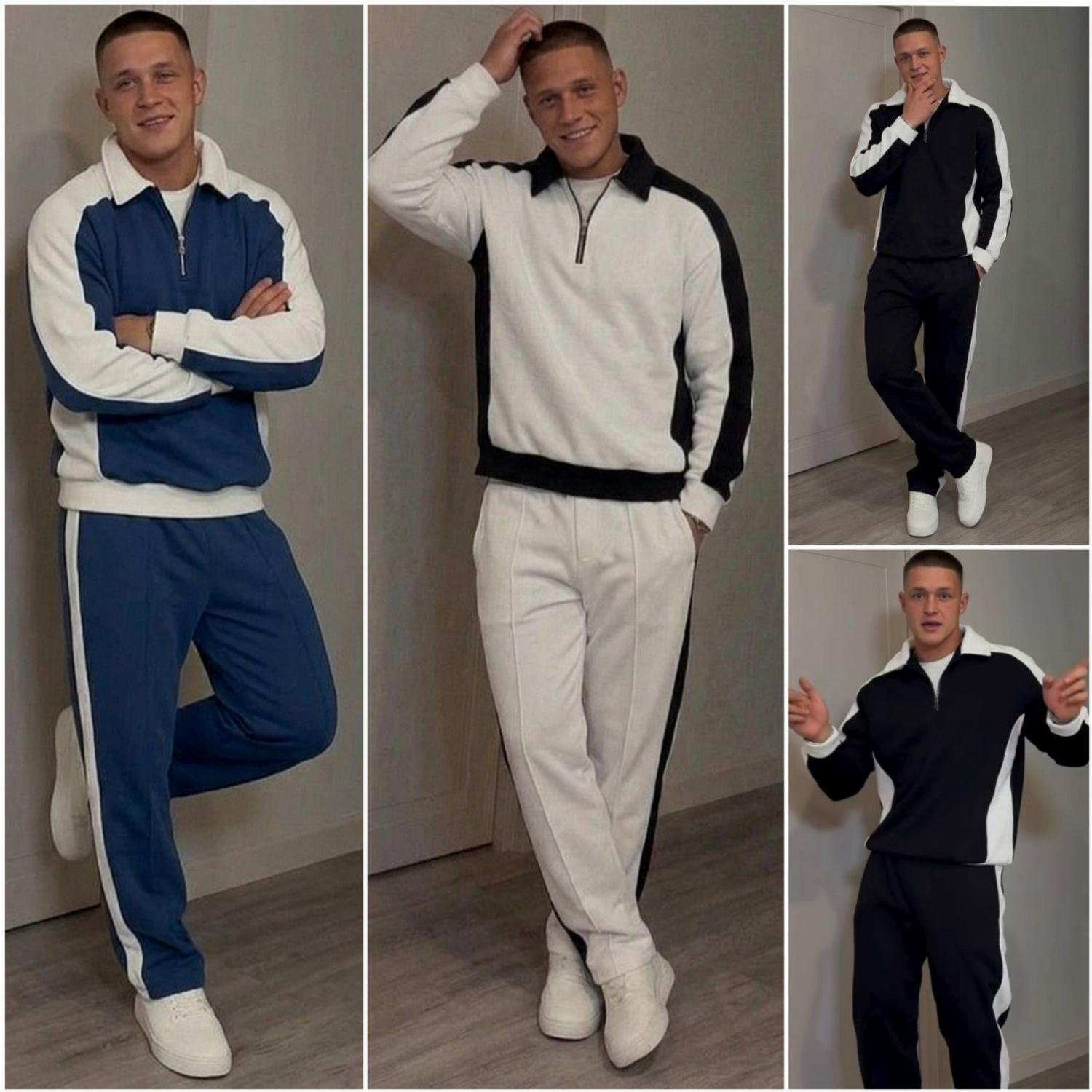 Стильний зручний чоловічий спортивний костюм 