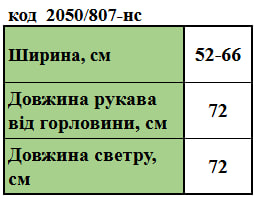 Таблица размеров